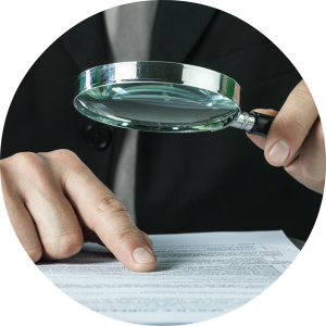 magnifying glass round